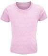 03580 Kids Crusader SOL'S Kids Crusader Organic T-Shirt Heather pink colour image